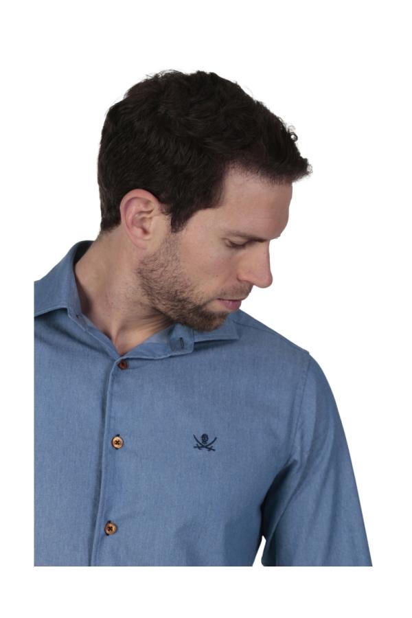 The Time Of Bocha Polo Team Camisa Jeans Hombre The Time Of Bocha QV1JEANS 501