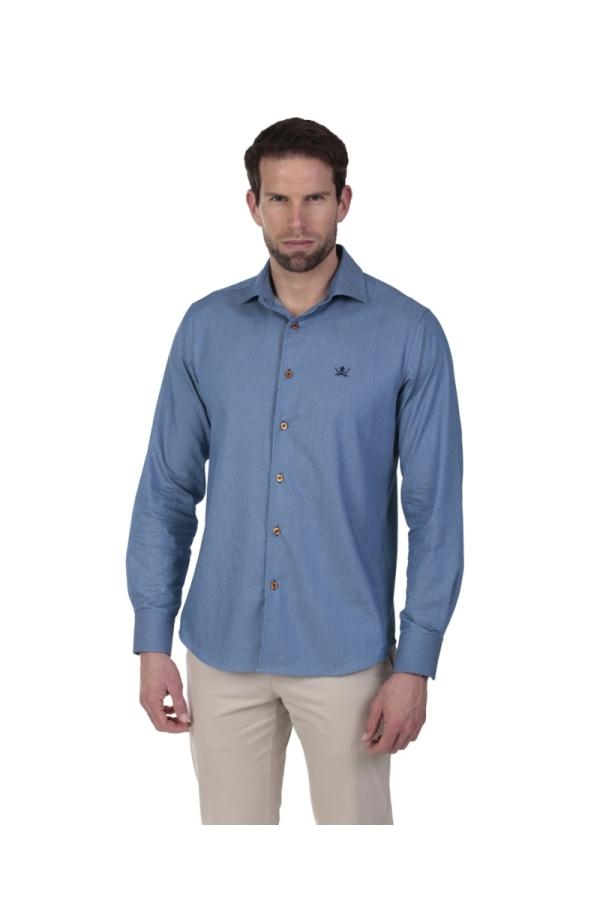 the time of bocha polo team Camisa Jeans Hombre The Time Of Bocha QV1JEANS 501