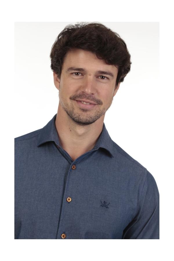 The Time Of Bocha Polo Team Camisa Jeans Hombre The Time Of Bocha QV1JEANS 503