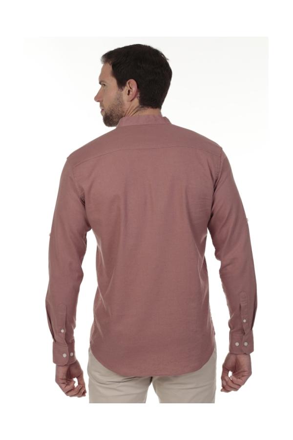 The Time Of Bocha Polo Team Camisa Lino Cuello Mao Hombre The Time Of Bocha QV1MAO 706