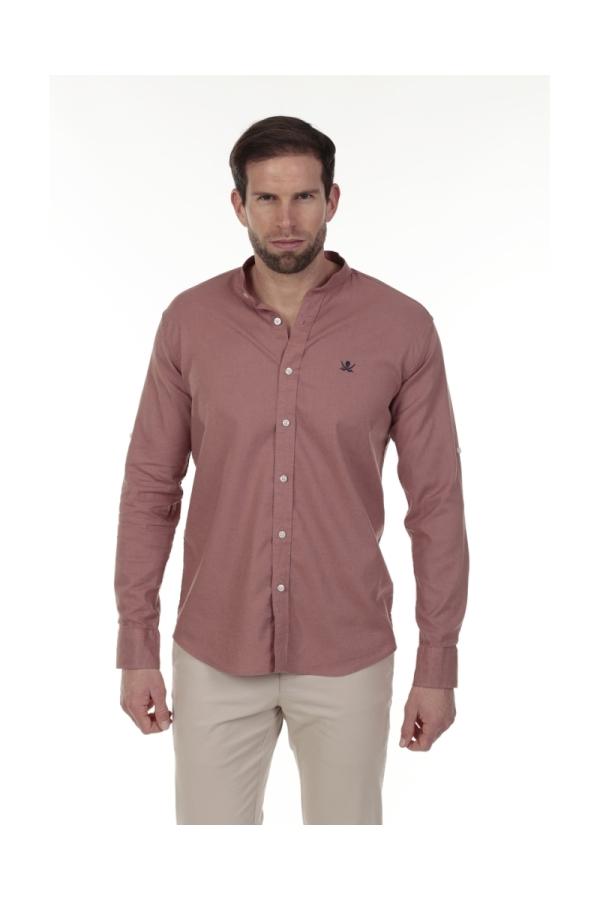 the time of bocha polo team Camisa Lino Cuello Mao Hombre The Time Of Bocha QV1MAO 706