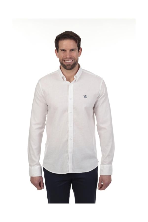 the time of bocha polo team Camisa Lino Hombre The Time Of Bocha QV1LINO 401