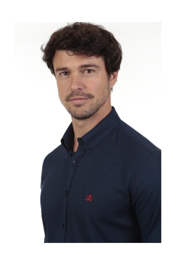 The Time Of Bocha Polo Team Camisa Lino Hombre The Time Of Bocha QV1LINO 402
