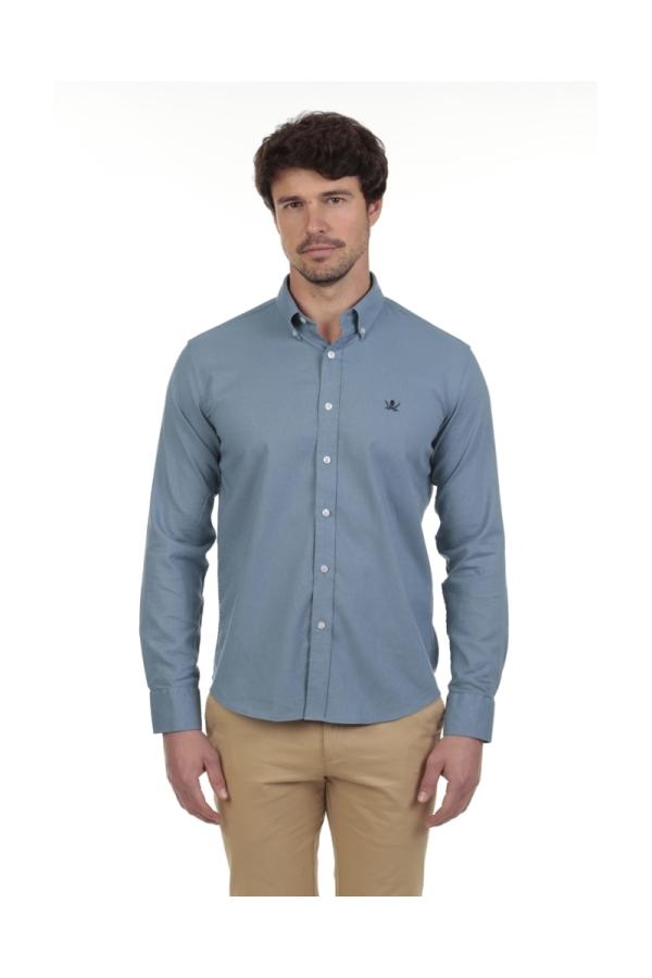 the time of bocha polo team Camisa Lino Hombre The Time Of Bocha QV1LINO 404
