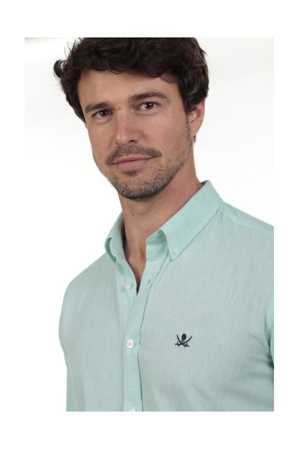 The Time Of Bocha Polo Team Camisa Lino Hombre The Time Of Bocha QV1LINO 411