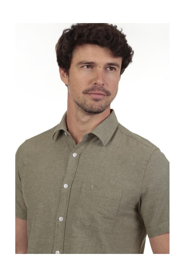 The Time Of Bocha Polo Team Camisa Lino Manga Corta Hombre The Time Of Bocha QV1CCORTA 809