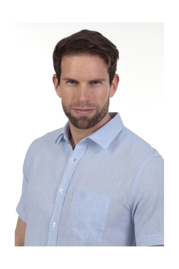 The Time Of Bocha Polo Team Camisa Lino Manga Corta Hombre The Time Of Bocha QV1CCORTA 803