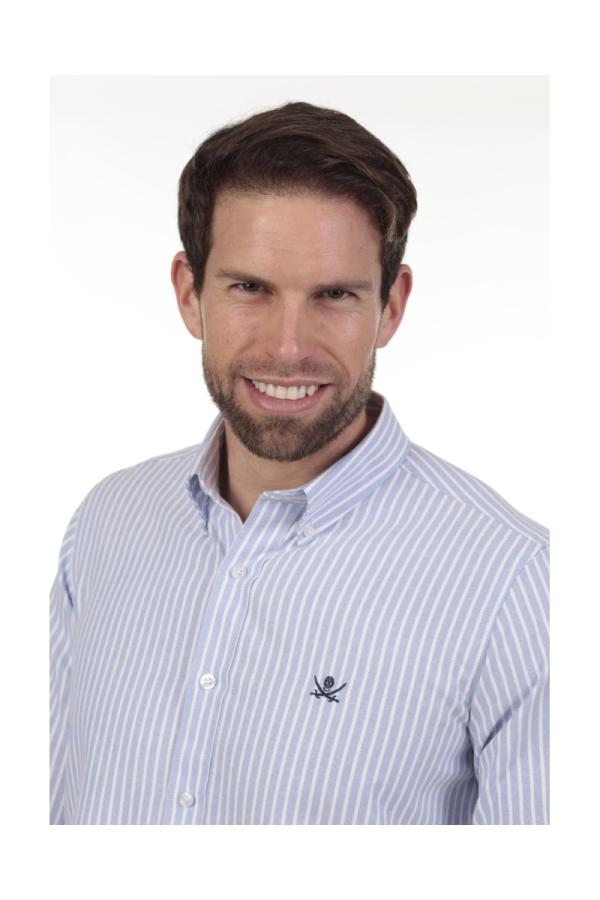 The Time Of Bocha Polo Team Camisa Oxford Hombre The Time Of Bocha QV1OXF 113