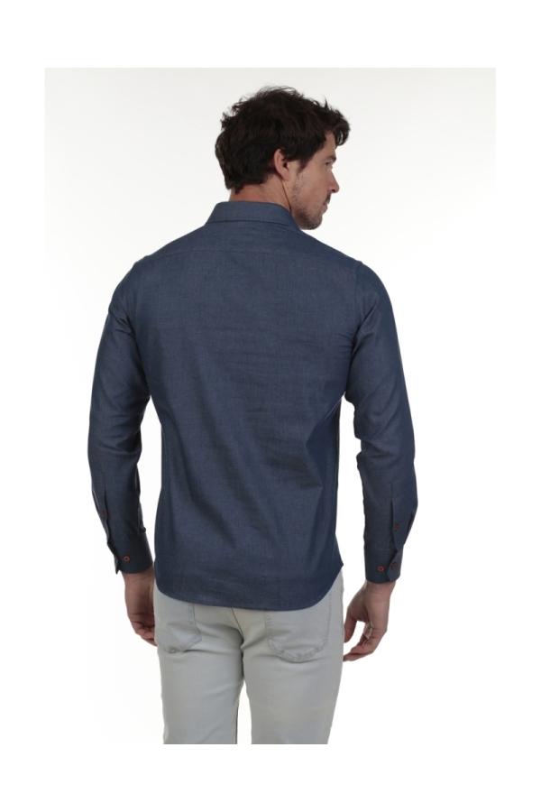 The Time Of Bocha Polo Team Camisa Polera Jeans Hombre The Time Of Bocha QV1POL-JEANS 503