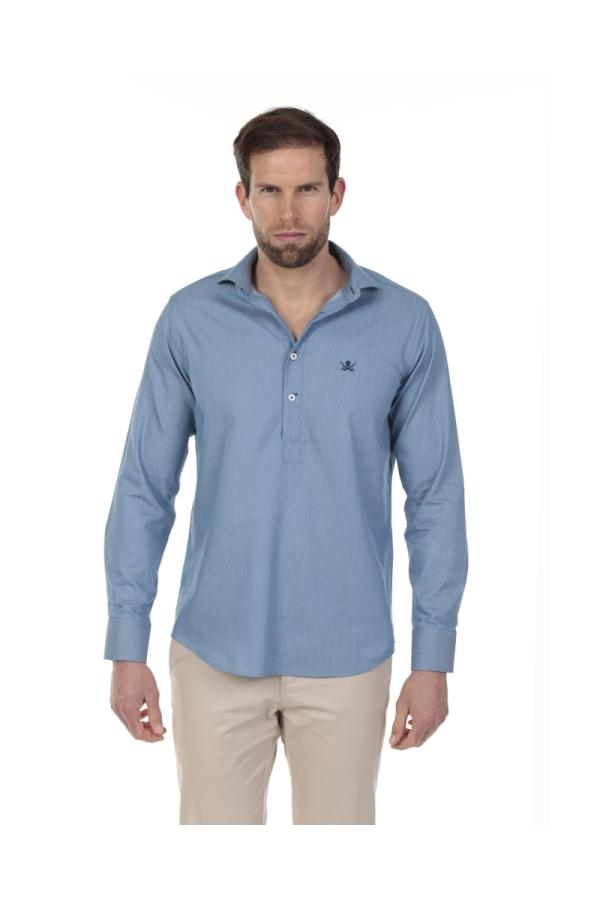 the time of bocha polo team Camisa Polera Jeans Hombre The Time Of Bocha QV1POL-JEANS 502