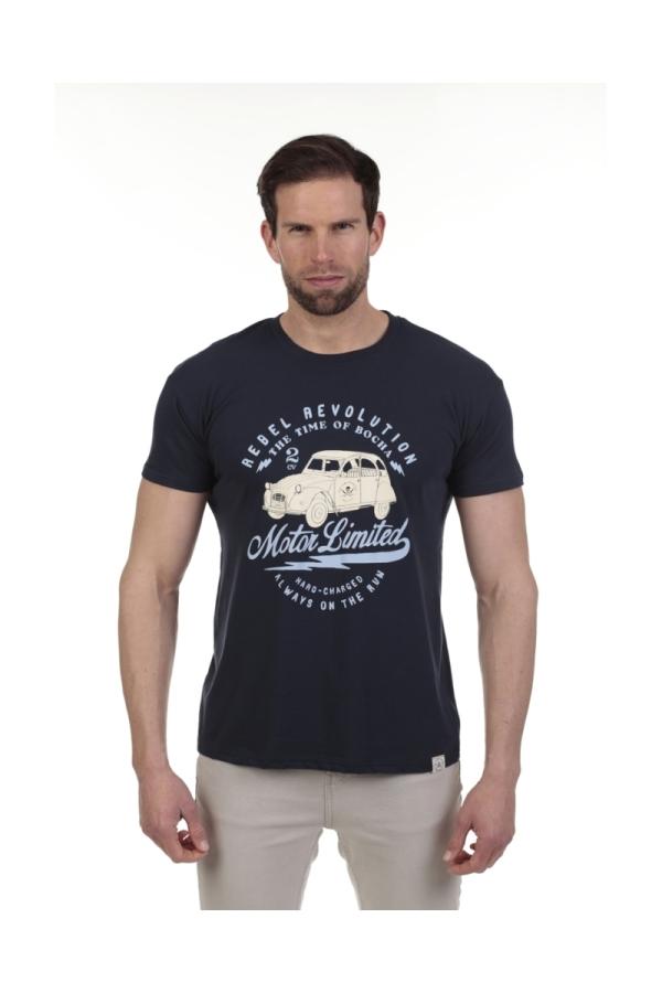 the time of bocha polo team Camiseta 2Cv Hombre The Time Of Bocha QV1C09 Marino