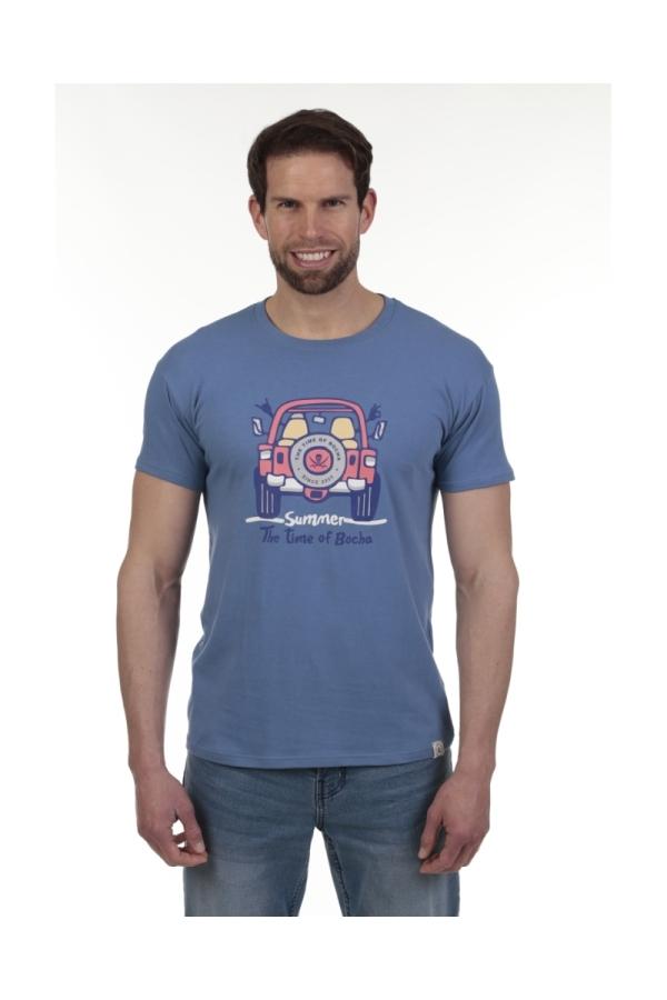 the time of bocha polo team Camiseta 4X4 Hombre The Time Of Bocha QV1C11 Azul.Jea