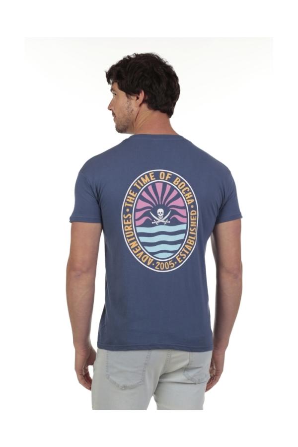 The Time Of Bocha Polo Team Camiseta Adventure Hombre The Time Of Bocha QV1C06 Denim