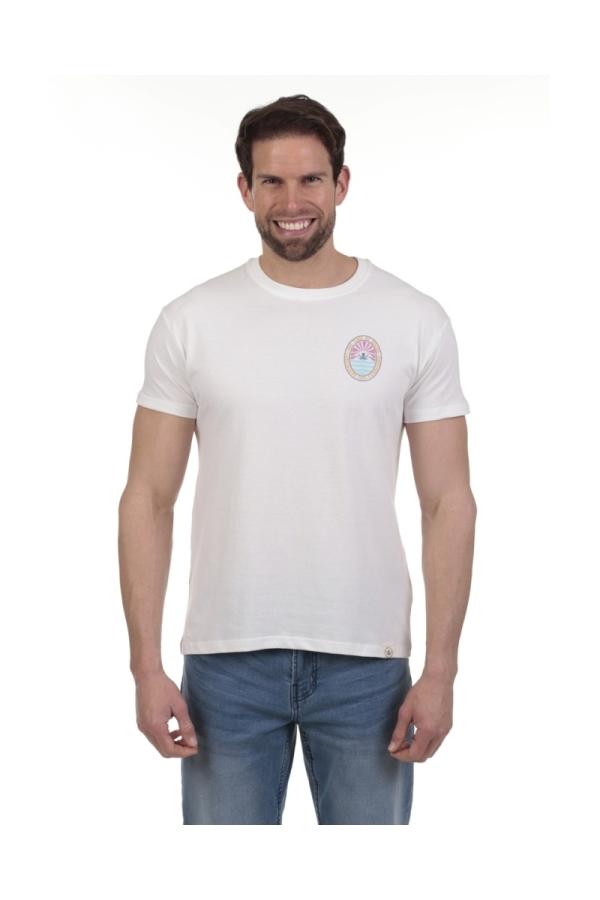 the time of bocha polo team Camiseta Adventure Hombre The Time Of Bocha QV1C06 Blanco