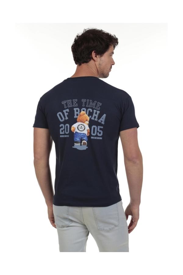 The Time Of Bocha Polo Team Camiseta Bear 2005 Hombre The Time Of Bocha QV1C22 Marino