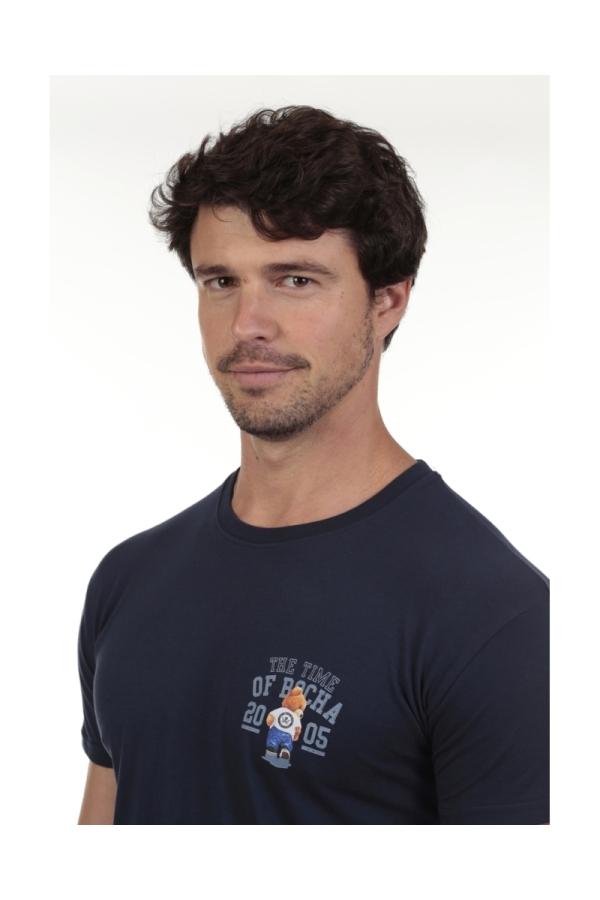 The Time Of Bocha Polo Team Camiseta Bear 2005 Hombre The Time Of Bocha QV1C22 Marino