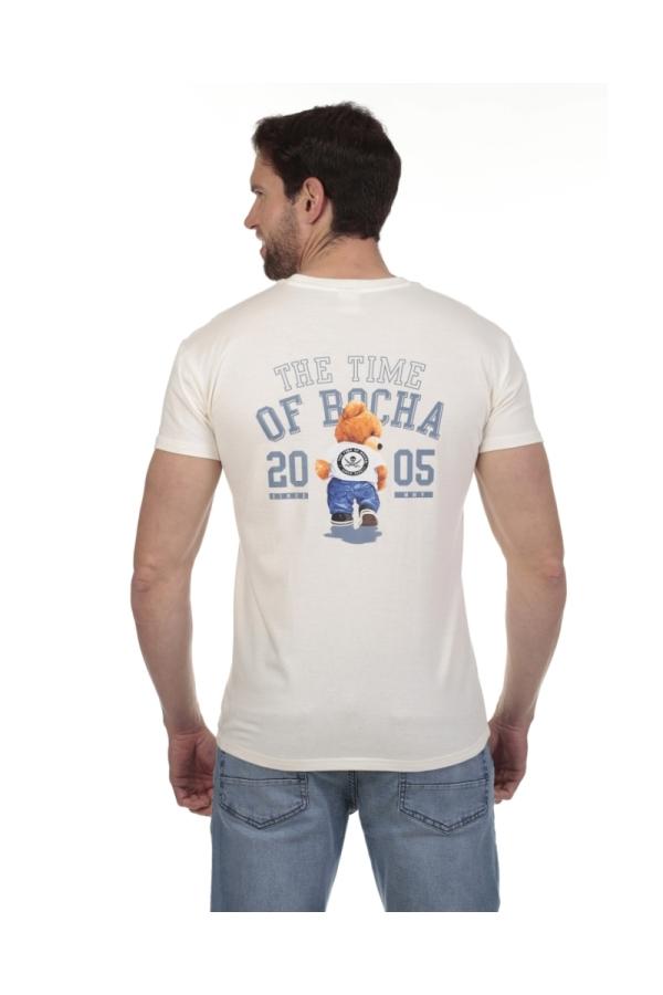 The Time Of Bocha Polo Team Camiseta Bear 2005 Hombre The Time Of Bocha QV1C22 Bl.Vinta