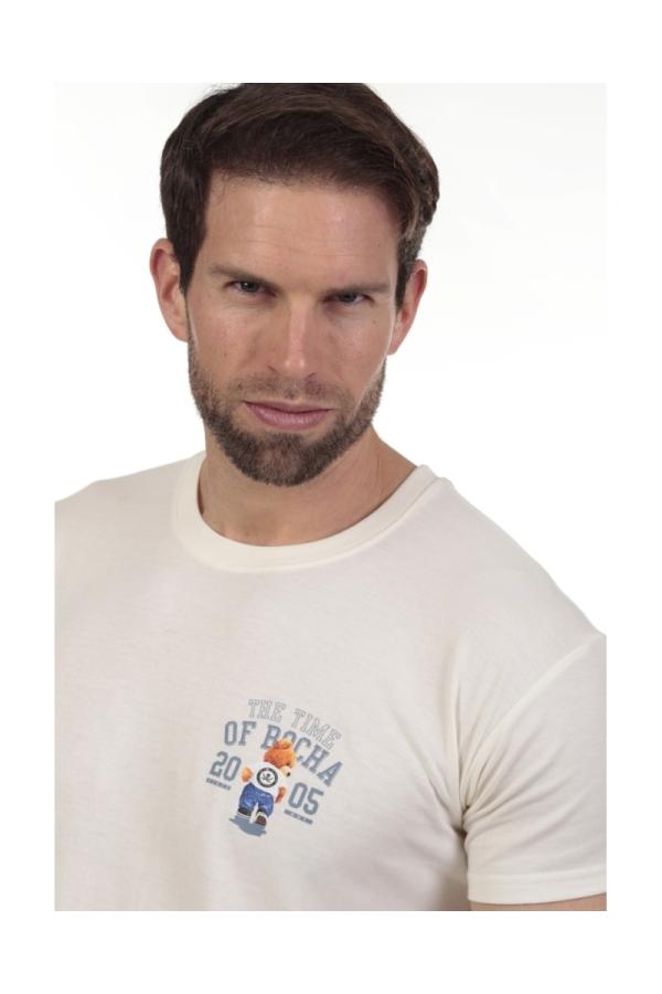 The Time Of Bocha Polo Team Camiseta Bear 2005 Hombre The Time Of Bocha QV1C22 Bl.Vinta