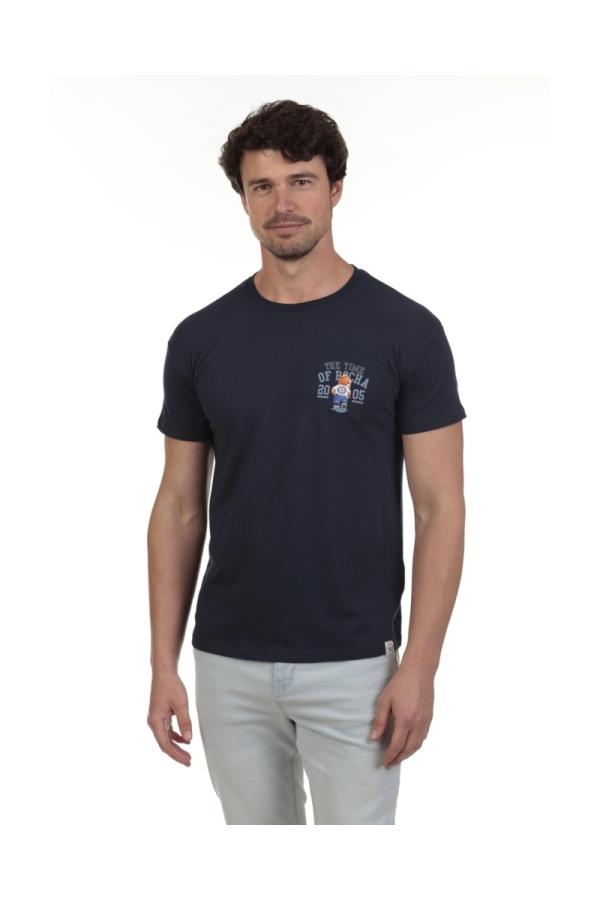 the time of bocha polo team Camiseta Bear 2005 Hombre The Time Of Bocha QV1C22 Marino