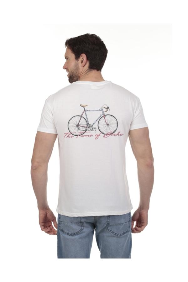 The Time Of Bocha Polo Team Camiseta Bicy Hombre The Time Of Bocha QV1C16 Blanco