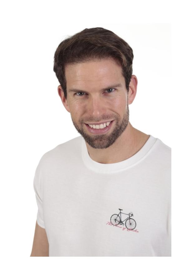 The Time Of Bocha Polo Team Camiseta Bicy Hombre The Time Of Bocha QV1C16 Blanco