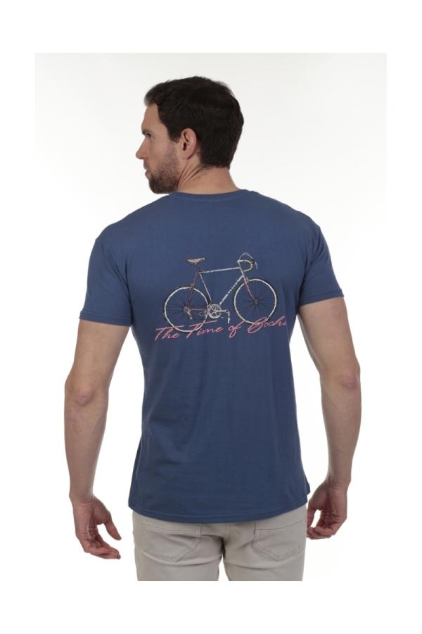 The Time Of Bocha Polo Team Camiseta Bicy Hombre The Time Of Bocha QV1C16 Denim