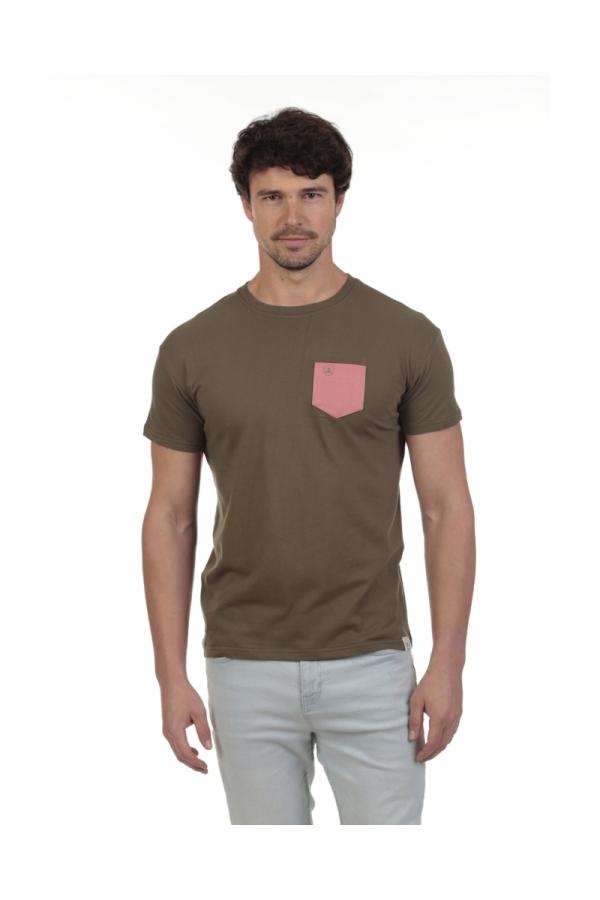the time of bocha polo team Camiseta Bolsillo Hombre The Time Of Bocha QV1C42 Kaki