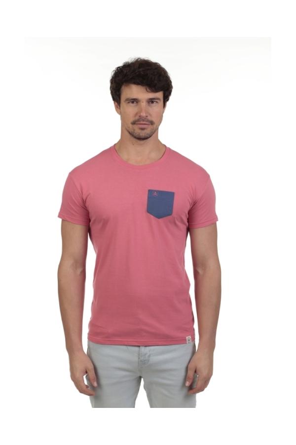 the time of bocha polo team Camiseta Bolsillo Hombre The Time Of Bocha QV1C42 Coral