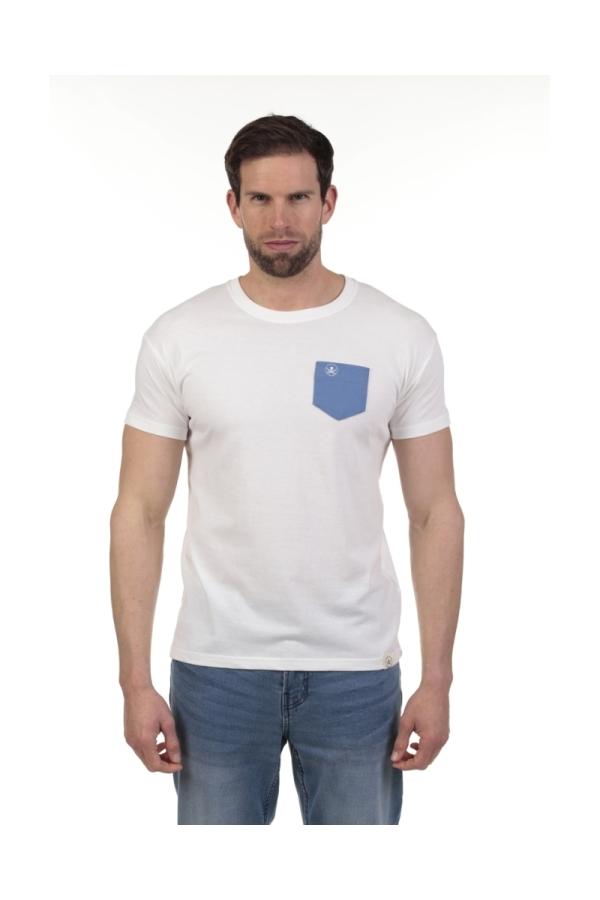the time of bocha polo team Camiseta Bolsillo Hombre The Time Of Bocha QV1C42 Blanco