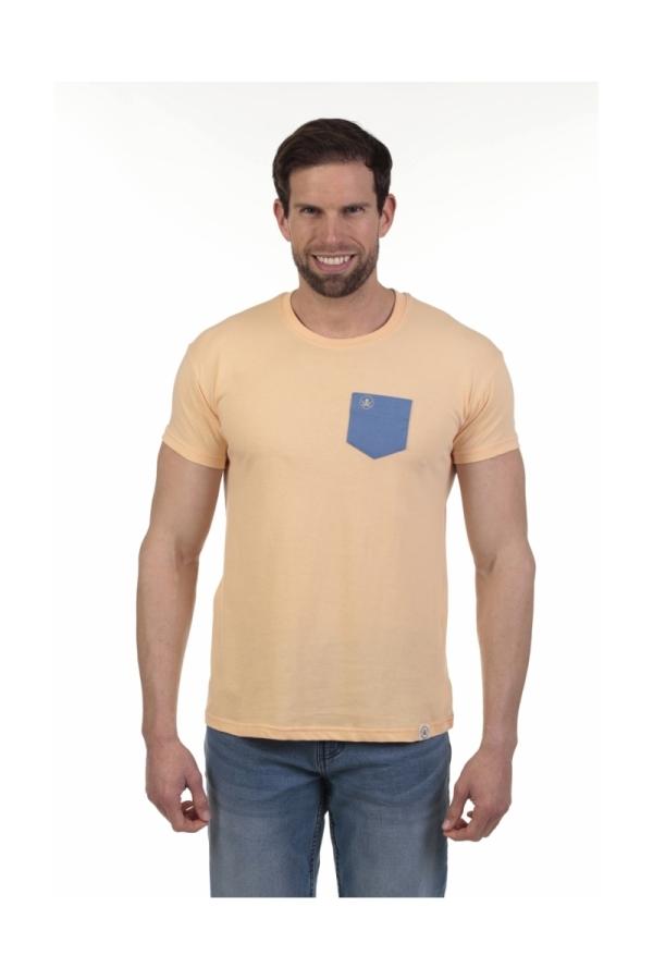 the time of bocha polo team Camiseta Bolsillo Hombre The Time Of Bocha QV1C42 Apricot