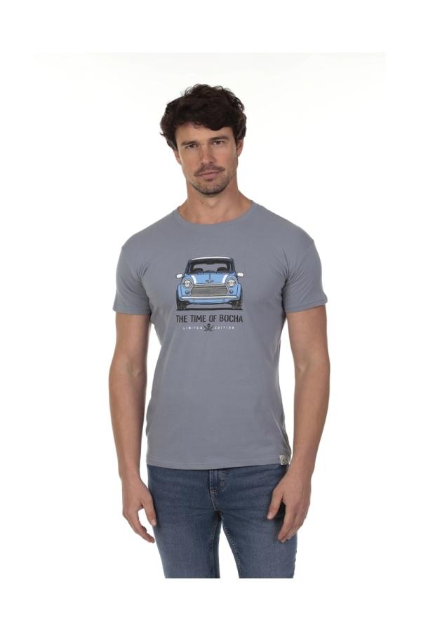 the time of bocha polo team Camiseta Car Hombre The Time Of Bocha QV1C12 Azul.Vin
