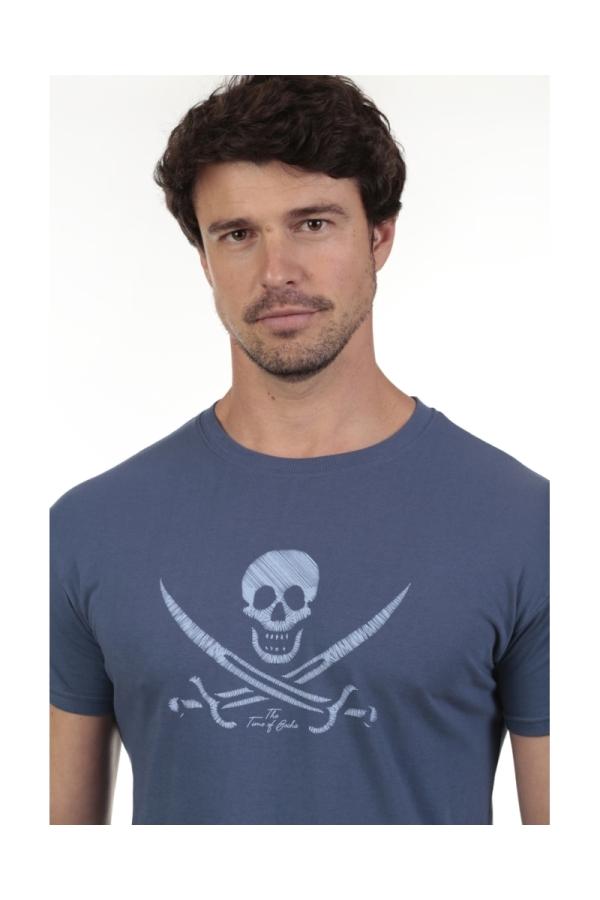 The Time Of Bocha Polo Team Camiseta Hilo Bocha Hombre The Time Of Bocha QV1C01 Denim