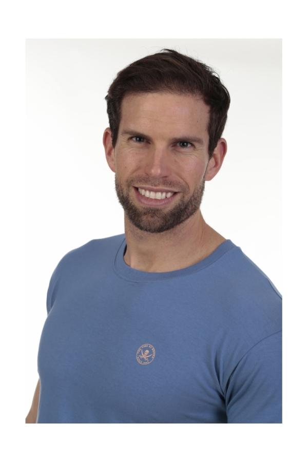 The Time Of Bocha Polo Team Camiseta Mark Hombre The Time Of Bocha QV1C41 Azul.Jea