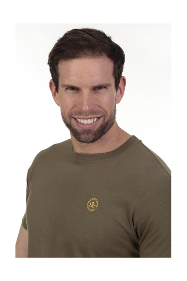 The Time Of Bocha Polo Team Camiseta Mark Hombre The Time Of Bocha QV1C41 Kaki