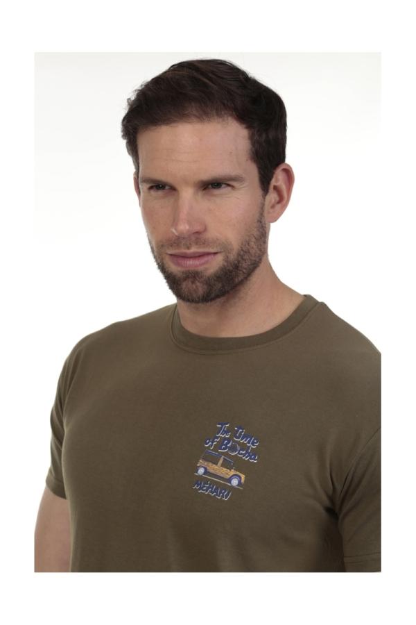 The Time Of Bocha Polo Team Camiseta Mehari Hombre The Time Of Bocha QV1C10 Kaki