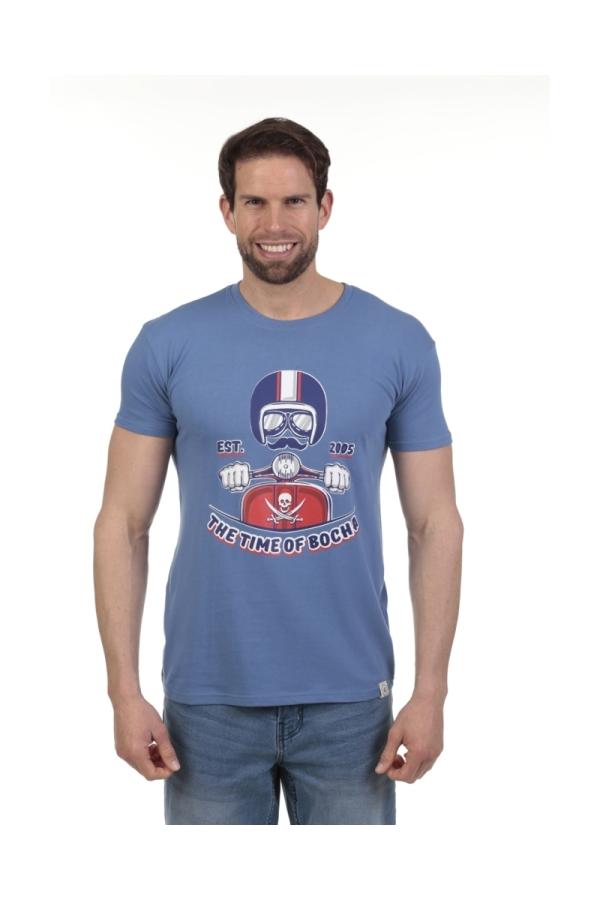 the time of bocha polo team Camiseta Motorino 2005 Hombre The Time Of Bocha QV1C07 Azul.Vin