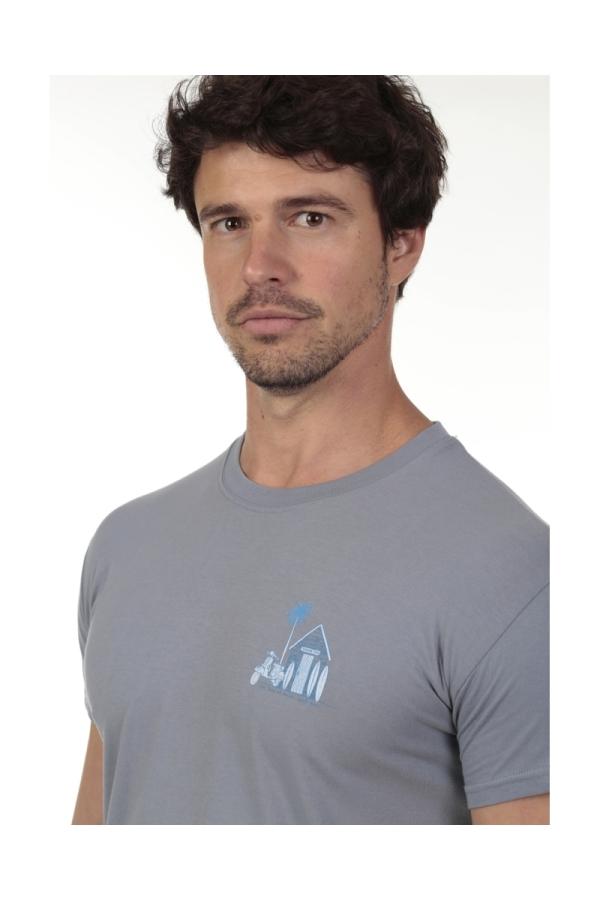 The Time Of Bocha Polo Team Camiseta Paradise Hombre The Time Of Bocha QV1C17 Azul.Vin