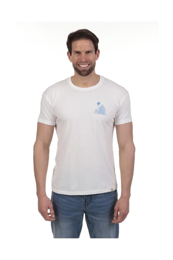 the time of bocha polo team Camiseta Paradise Hombre The Time Of Bocha QV1C17 Blanco