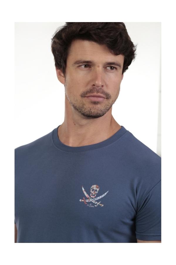 The Time Of Bocha Polo Team Camiseta Patch Bocha Hombre The Time Of Bocha QV1C02 Denim