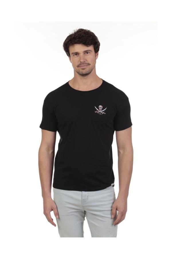 the time of bocha polo team Camiseta Patch Bocha Hombre The Time Of Bocha QV1C02 Negro