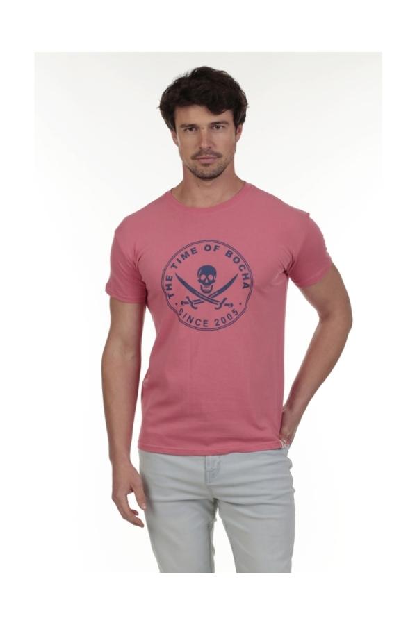the time of bocha polo team Camiseta Pirata Hombre The Time Of Bocha QV1C40 Coral