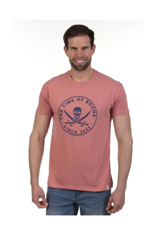 the time of bocha polo team Camiseta Pirata Hombre The Time Of Bocha QV1C40 Rosa
