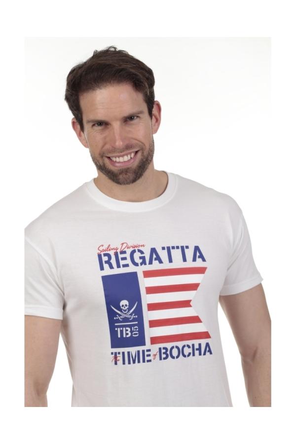 The Time Of Bocha Polo Team Camiseta Regatta Hombre The Time Of Bocha QV1C23 Blanco