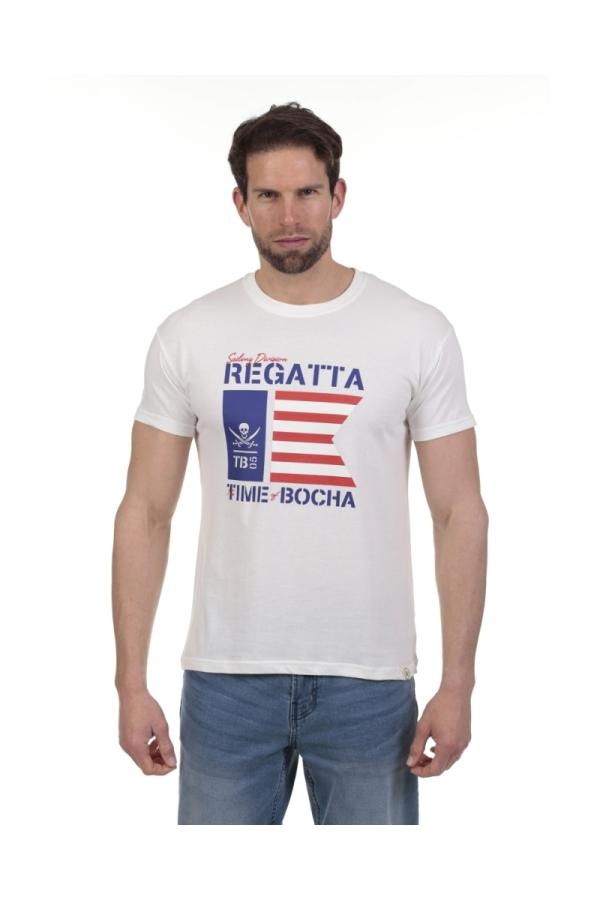 the time of bocha polo team Camiseta Regatta Hombre The Time Of Bocha QV1C23 Blanco