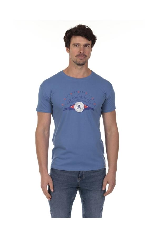 the time of bocha polo team Camiseta Road Hombre The Time Of Bocha QV1C18 Azul.Jea