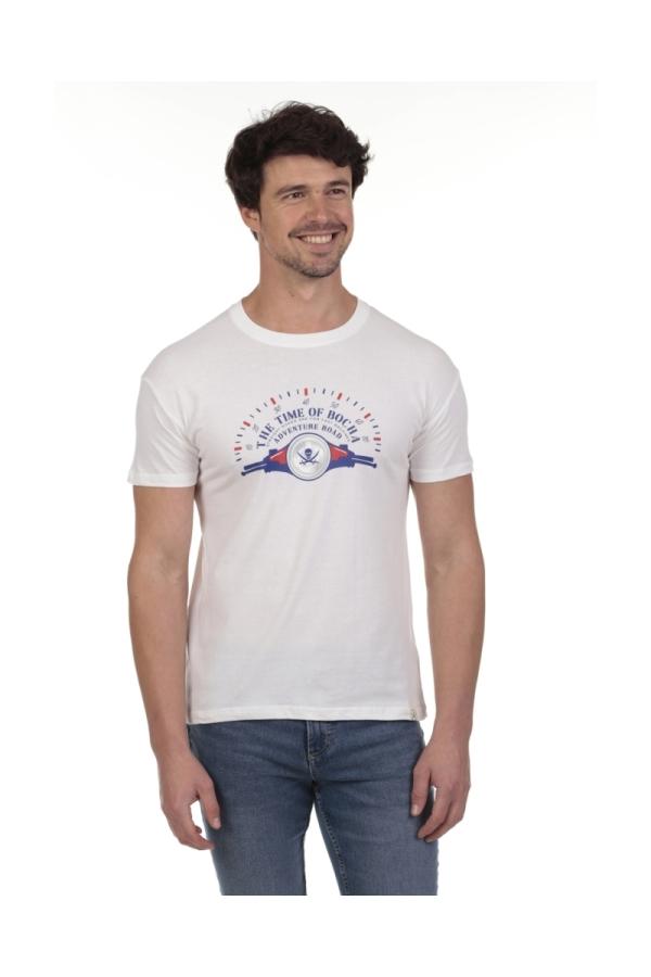 the time of bocha polo team Camiseta Road Hombre The Time Of Bocha QV1C18 Blanco