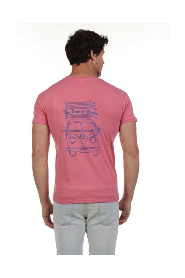 The Time Of Bocha Polo Team Camiseta Van Hombre The Time Of Bocha QV1C13 Coral