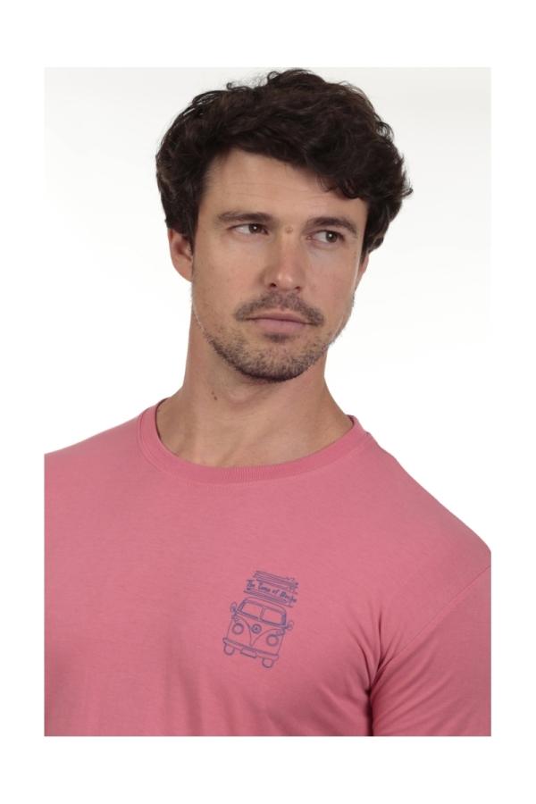 The Time Of Bocha Polo Team Camiseta Van Hombre The Time Of Bocha QV1C13 Coral
