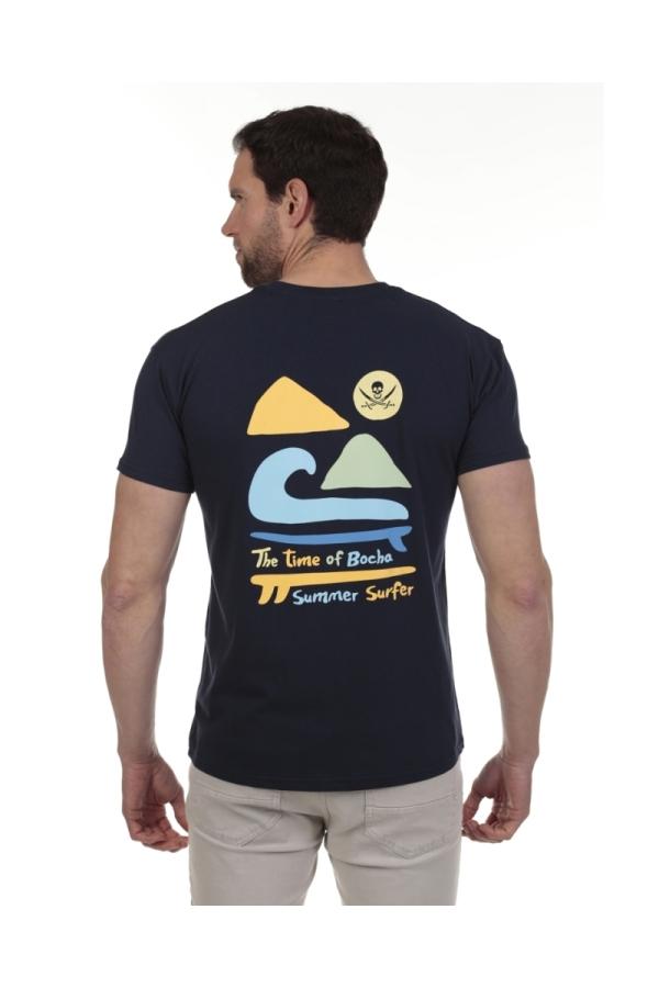 The Time Of Bocha Polo Team Camista Inspiration Hombre The Time Of Bocha QV1C25 Marino