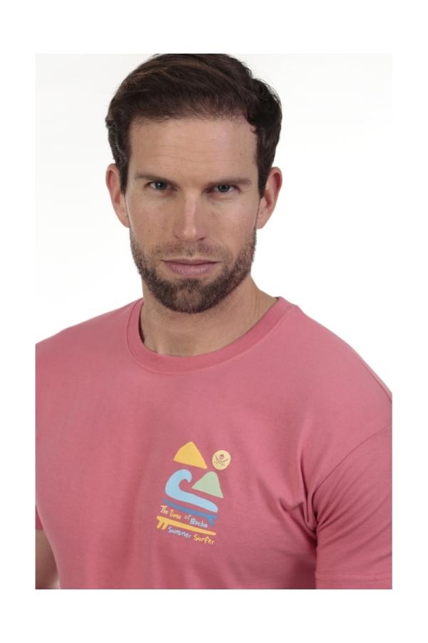 The Time Of Bocha Polo Team Camista Inspiration Hombre The Time Of Bocha QV1C25 Coral